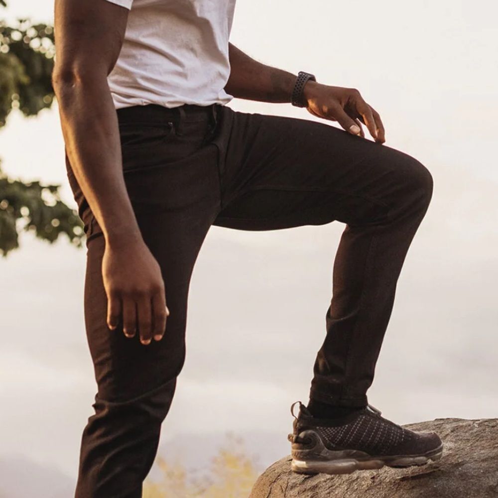 Antur Supply Co. Men’s Performance Denim Black Slim Fit 34W 30L‎ NWT IN PKG